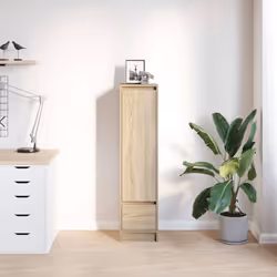 vidaXL Highboard Sonoma Oak 29.5x34x119.5 cm Engineered Wood cabinet - Additional view 2