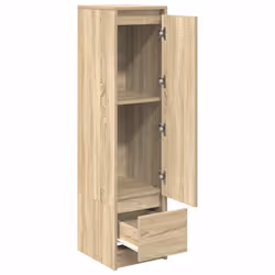 vidaXL Highboard Sonoma Oak 29.5x34x119.5 cm Engineered Wood cabinet - Additional view 4