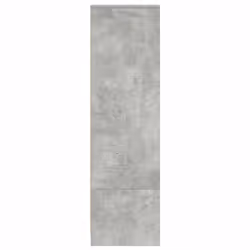 vidaXL Highboard Concrete Grey 29.5x34x119.5 cm Engineered Wood cabinet - Additional view 6