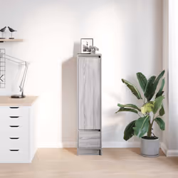 vidaXL Highboard Grey Sonoma 29.5x34x119.5 cm Engineered Wood cabinet - Additional view 2