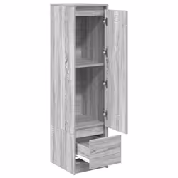 vidaXL Highboard Grey Sonoma 29.5x34x119.5 cm Engineered Wood cabinet - Additional view 4