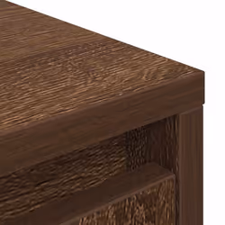 vidaXL Highboard Brown Oak 29.5x34x119.5 cm Engineered Wood cabinet - Additional view 9