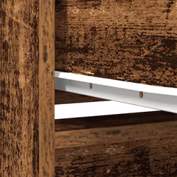 vidaXL Highboard Old Wood 29.5x34x119.5 cm Engineered Wood cabinet - Additional view 10