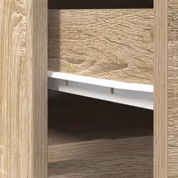 vidaXL Highboard Sonoma Oak 37.5x35x180 cm Engineered Wood cabinet - Additional view 9