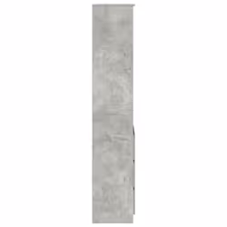 vidaXL Highboard Concrete Grey 37.5x35x180 cm Engineered Wood cabinet - Additional view 6