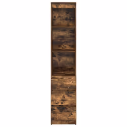 vidaXL Highboard Smoked Oak 37.5x35x180 cm Engineered Wood cabinet - Additional view 5