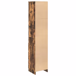 vidaXL Highboard Smoked Oak 37.5x35x180 cm Engineered Wood cabinet - Additional view 7