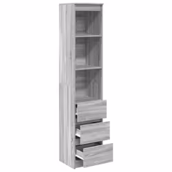 vidaXL Highboard Grey Sonoma 37.5x35x180 cm Engineered Wood cabinet - Additional view 4