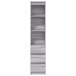 vidaXL Highboard Grey Sonoma 37.5x35x180 cm Engineered Wood cabinet - Additional view 5