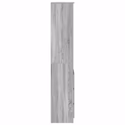 vidaXL Highboard Grey Sonoma 37.5x35x180 cm Engineered Wood cabinet - Additional view 6