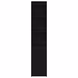 vidaXL Highboard Black Oak 37.5x35x180 cm Engineered Wood cabinet side cabinet - black, 37.5 cm - Additional view 4