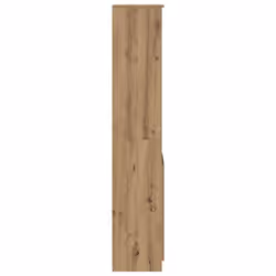 vidaXL Highboard Black Oak 37.5x35x180 cm Engineered Wood cabinet side cabinet - artisan oak, 37.5 cm - Additional view 5