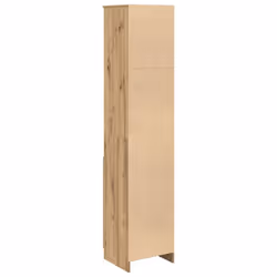 vidaXL Highboard Black Oak 37.5x35x180 cm Engineered Wood cabinet side cabinet - artisan oak, 37.5 cm - Additional view 6