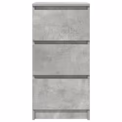 vidaXL Sideboard Black Oak 37.5x35x76 cm Engineered Wood storage cabinet - concrete grey - Additional view 5