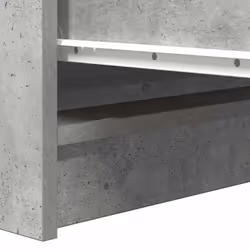 vidaXL Sideboard Black Oak 37.5x35x76 cm Engineered Wood storage cabinet - concrete grey - Additional view 9