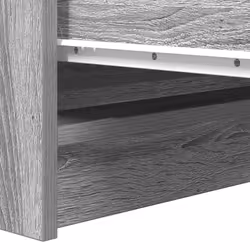 vidaXL Sideboard Black Oak 37.5x35x76 cm Engineered Wood storage cabinet - grey sonoma - Additional view 9