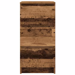 vidaXL Sideboard Black Oak 37.5x35x76 cm Engineered Wood storage cabinet - old wood - Additional view 5