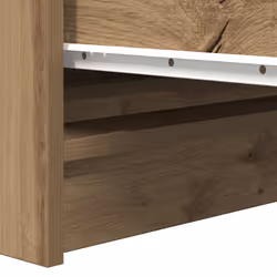 vidaXL Sideboard Black Oak 37.5x35x76 cm Engineered Wood storage cabinet - artisan oak - Additional view 9