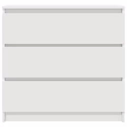 vidaXL Sideboard Grey Sonoma 80x35x76 cm Engineered Wood storage cabinet - white - Additional view 5