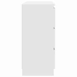 vidaXL Sideboard Grey Sonoma 80x35x76 cm Engineered Wood storage cabinet - white - Additional view 6