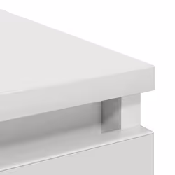 vidaXL Sideboard Grey Sonoma 80x35x76 cm Engineered Wood storage cabinet - white - Additional view 8