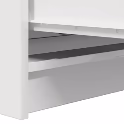 vidaXL Sideboard Grey Sonoma 80x35x76 cm Engineered Wood storage cabinet - white - Additional view 9