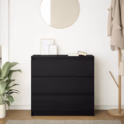 vidaXL Sideboard Grey Sonoma 80x35x76 cm Engineered Wood storage cabinet - black oak