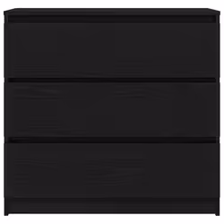 vidaXL Sideboard Grey Sonoma 80x35x76 cm Engineered Wood storage cabinet - black oak - Additional view 5