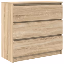 vidaXL Sideboard Grey Sonoma 80x35x76 cm Engineered Wood storage cabinet - sonoma oak