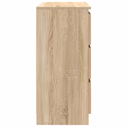 vidaXL Sideboard Grey Sonoma 80x35x76 cm Engineered Wood storage cabinet - sonoma oak - Additional view 6