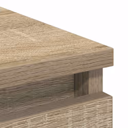 vidaXL Sideboard Grey Sonoma 80x35x76 cm Engineered Wood storage cabinet - sonoma oak - Additional view 8