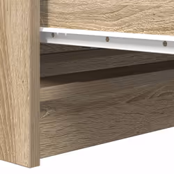 vidaXL Sideboard Grey Sonoma 80x35x76 cm Engineered Wood storage cabinet - sonoma oak - Additional view 9