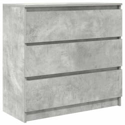 vidaXL Sideboard Grey Sonoma 80x35x76 cm Engineered Wood storage cabinet - concrete grey