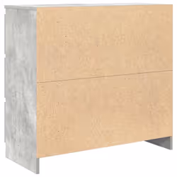 vidaXL Sideboard Grey Sonoma 80x35x76 cm Engineered Wood storage cabinet - concrete grey - Additional view 7