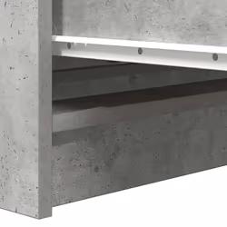vidaXL Sideboard Grey Sonoma 80x35x76 cm Engineered Wood storage cabinet - concrete grey - Additional view 9