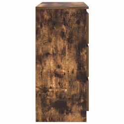 vidaXL Sideboard Grey Sonoma 80x35x76 cm Engineered Wood storage cabinet - smoked oak - Additional view 6