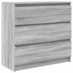 vidaXL Sideboard Grey Sonoma 80x35x76 cm Engineered Wood storage cabinet - grey sonoma