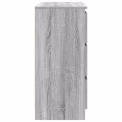 vidaXL Sideboard Grey Sonoma 80x35x76 cm Engineered Wood storage cabinet - grey sonoma - Additional view 6