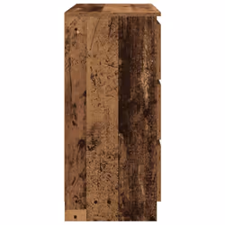 vidaXL Sideboard Grey Sonoma 80x35x76 cm Engineered Wood storage cabinet - old wood - Additional view 6