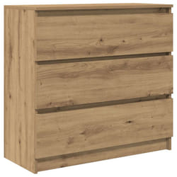 vidaXL Sideboard Grey Sonoma 80x35x76 cm Engineered Wood storage cabinet - artisan oak