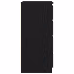 vidaXL Sideboard Black Oak 37.5x35x76 cm Engineered Wood storage cabinet - Additional view 6