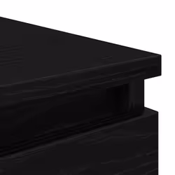 vidaXL Sideboard Black Oak 37.5x35x76 cm Engineered Wood storage cabinet - Additional view 8