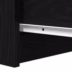 vidaXL Sideboard Black Oak 37.5x35x76 cm Engineered Wood storage cabinet - Additional view 9