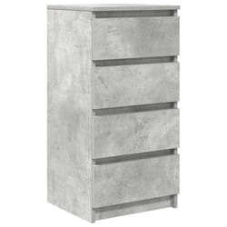 vidaXL Sideboard Concrete Grey 37.5x35x76 cm Engineered Wood storage cabinet