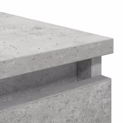 vidaXL Sideboard Concrete Grey 37.5x35x76 cm Engineered Wood storage cabinet - Additional view 8