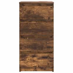 vidaXL Sideboard Smoked Oak 37.5x35x76 cm Engineered Wood storage cabinet - Additional view 5