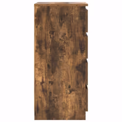 vidaXL Sideboard Smoked Oak 37.5x35x76 cm Engineered Wood storage cabinet - Additional view 6