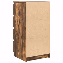 vidaXL Sideboard Smoked Oak 37.5x35x76 cm Engineered Wood storage cabinet - Additional view 7