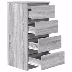 vidaXL Sideboard Grey Sonoma 37.5x35x76 cm Engineered Wood storage cabinet - Additional view 4