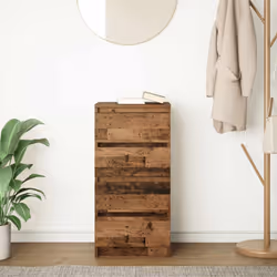 vidaXL Sideboard Old Wood 37.5x35x76 cm Engineered Wood storage cabinet
